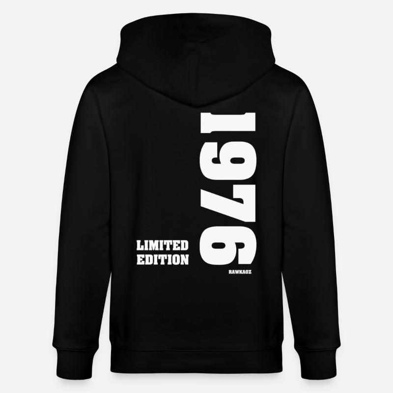 Édition limitée : Édition limitée 1976 - Veste à capuche bio CULTIVATOR Stanley/Stella Unisexe - noir