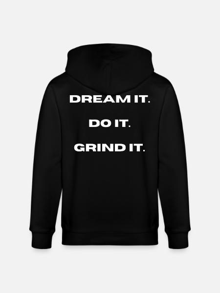 Rêvez-le, faites-le, broyez-le l LateNightgrind - Veste à capuche bio CULTIVATOR Stanley/Stella Unisexe - noir