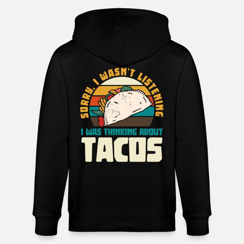 Später Taco Gedankengang Retro Design - Stanley/Stella Unisex Bio-Kapuzenjacke CULTIVATOR  - Schwarz