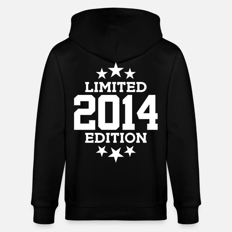ÉDITION LIMITÉE 2014 12E ANNIVERSAIRE - Veste à capuche bio CULTIVATOR Stanley/Stella Unisexe - noir