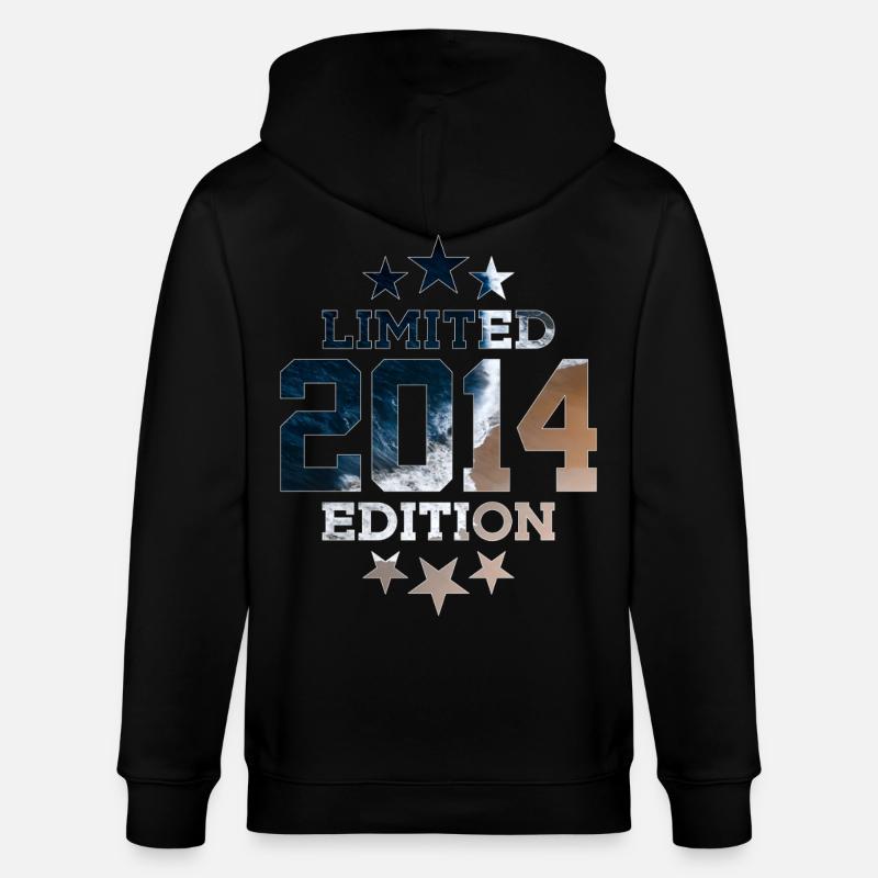 ÉDITION LIMITÉE 2014 12E ANNIVERSAIRE - Veste à capuche bio CULTIVATOR Stanley/Stella Unisexe - noir