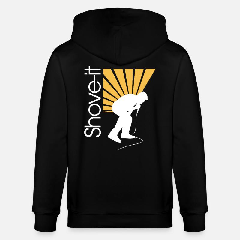SCHIEB ES, SCHIEB ES!! -AFFE - Stanley/Stella Unisex Bio-Kapuzenjacke CULTIVATOR  - Schwarz