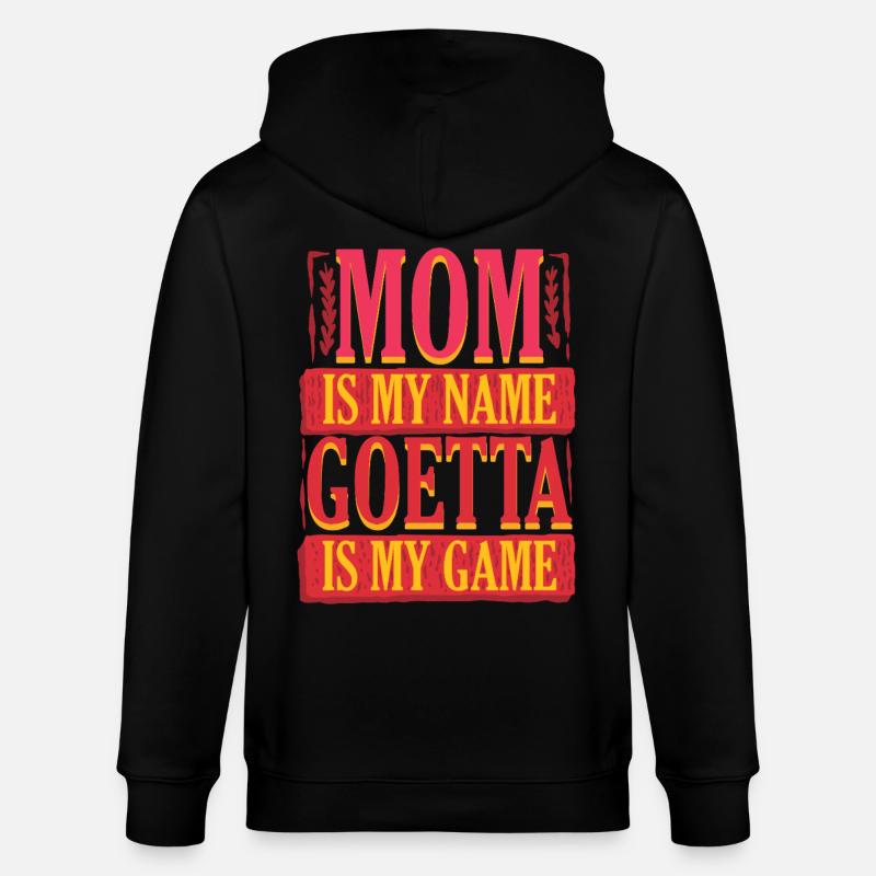 Goetta Wurst Mutter - Stanley/Stella Unisex Bio-Kapuzenjacke CULTIVATOR  - Schwarz