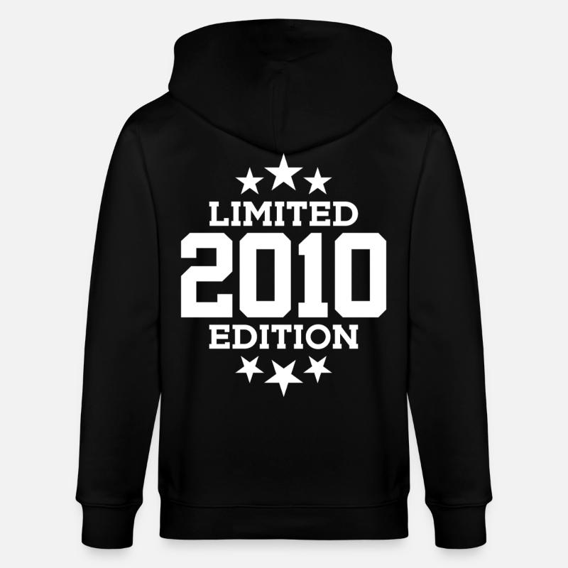 ÉDITION LIMITÉE 2010 16E ANNIVERSAIRE - Veste à capuche bio CULTIVATOR Stanley/Stella Unisexe - noir