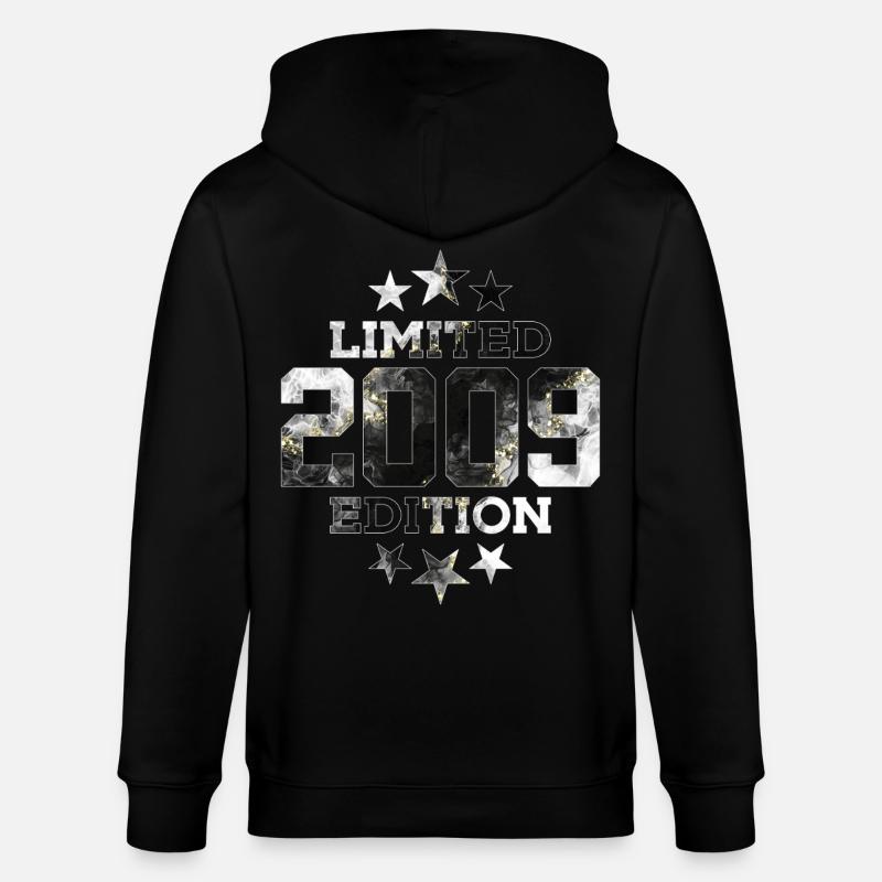 ÉDITION LIMITÉE 2009 17E ANNIVERSAIRE - Veste à capuche bio CULTIVATOR Stanley/Stella Unisexe - noir