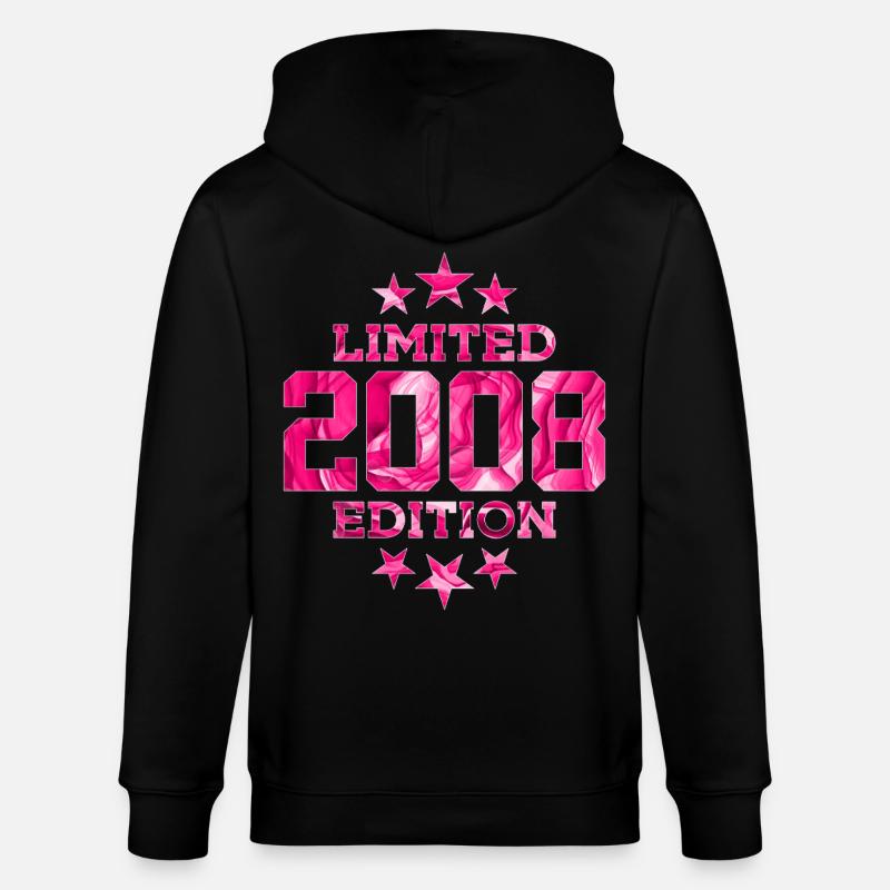 ÉDITION LIMITÉE 2008 18E ANNIVERSAIRE - Veste à capuche bio CULTIVATOR Stanley/Stella Unisexe - noir