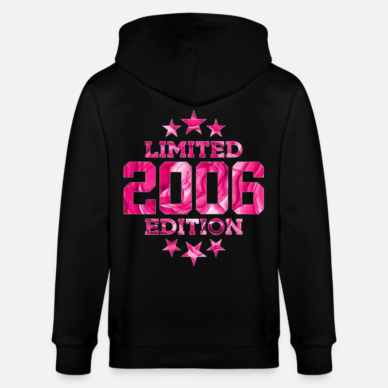 ÉDITION LIMITÉE 2006 ANNIVERSAIRE - Veste à capuche bio CULTIVATOR Stanley/Stella Unisexe - noir