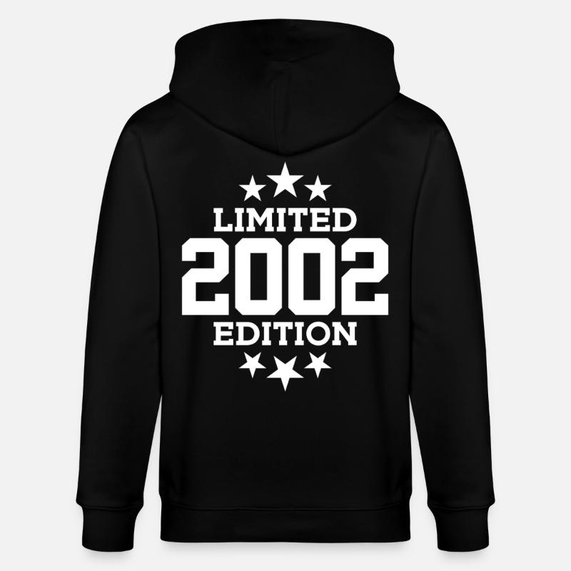 ÉDITION LIMITÉE 2002 24E ANNIVERSAIRE - Veste à capuche bio CULTIVATOR Stanley/Stella Unisexe - noir