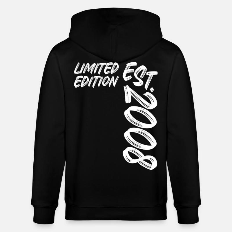 Édition limitée est. 2008 - Veste à capuche bio CULTIVATOR Stanley/Stella Unisexe - noir