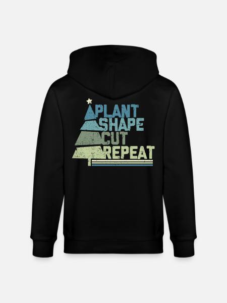 Weihnachtsbaum Züchter Plant Shape Cut - Stanley/Stella Unisex Bio-Kapuzenjacke CULTIVATOR - Schwarz