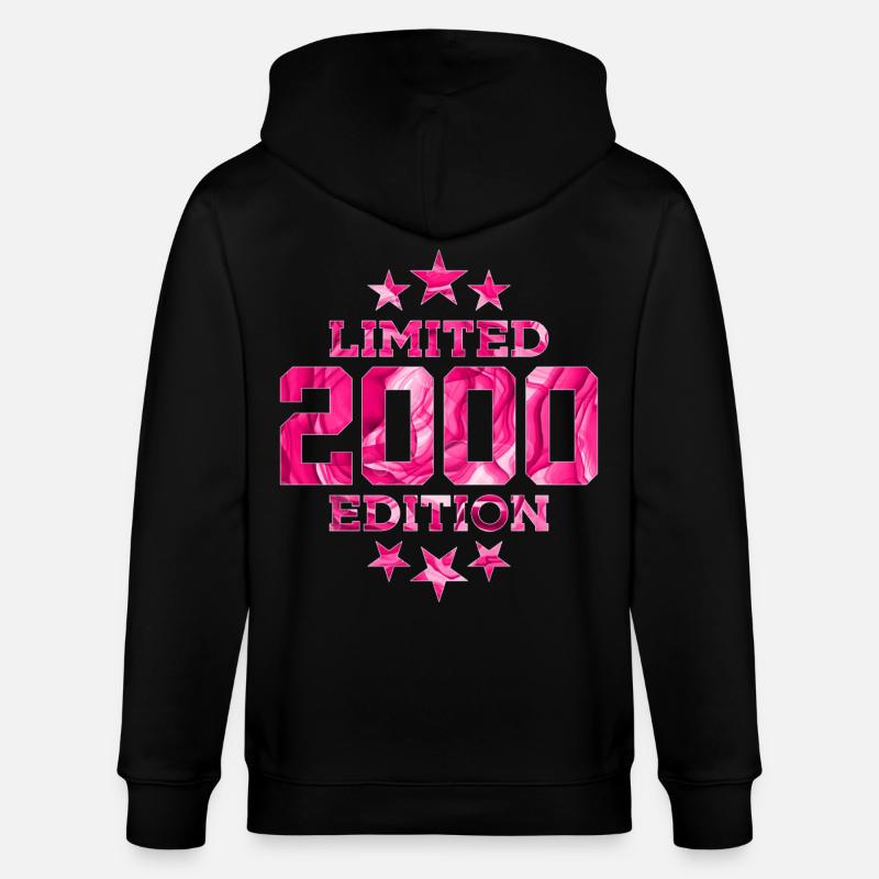 ÉDITION LIMITÉE 26E ANNIVERSAIRE 2000 - Veste à capuche bio CULTIVATOR Stanley/Stella Unisexe - noir
