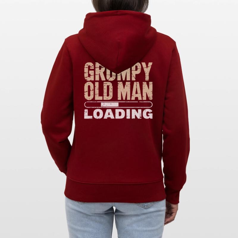 Grumpy Old Man Loading Stanley/Stella Unisex Bio-Kapuzenjacke CULTIVATOR 