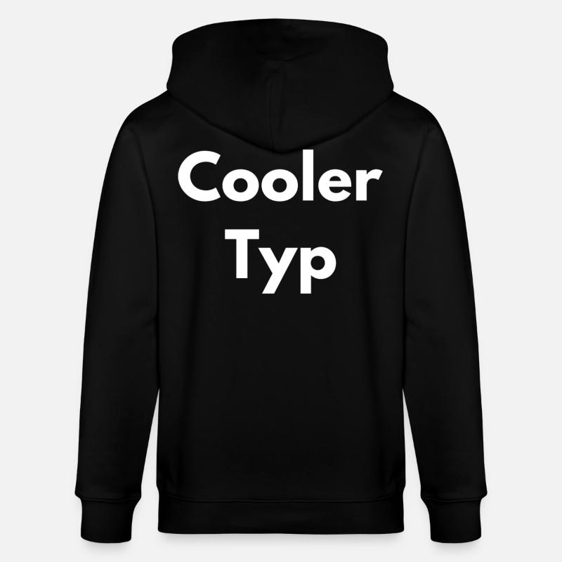 COOLER TYP - Stanley/Stella Unisex Bio-Kapuzenjacke CULTIVATOR - Schwarz