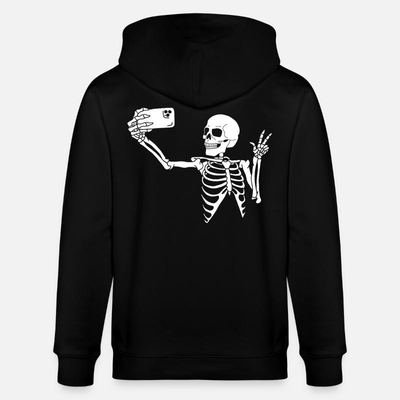 Ein letztes Selfie - Stanley/Stella Unisex Bio-Kapuzenjacke CULTIVATOR - Schwarz