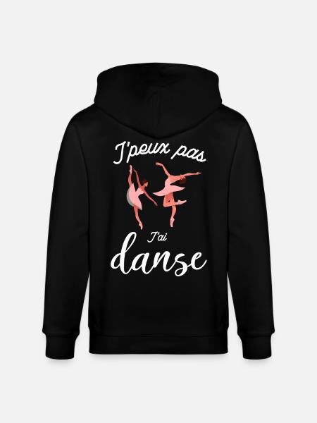 Jpeux pas Tai Danse - Veste à capuche bio CULTIVATOR Stanley/Stella Unisexe - noir
