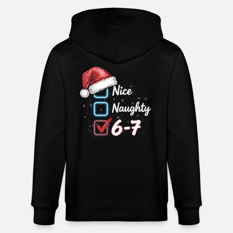 Nice Naughty 6-7  - Stanley/Stella Unisex Bio-Kapuzenjacke CULTIVATOR  - Schwarz