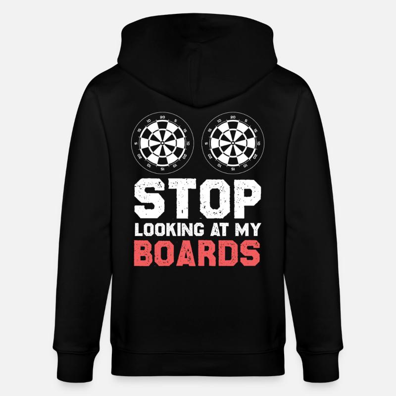 Arrêter, pas sur mes planches - Veste à capuche bio CULTIVATOR Stanley/Stella Unisexe - noir
