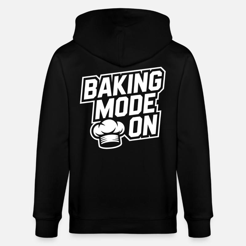 Backmodus An – Küchenhumor Design - Stanley/Stella Unisex Bio-Kapuzenjacke CULTIVATOR - Schwarz