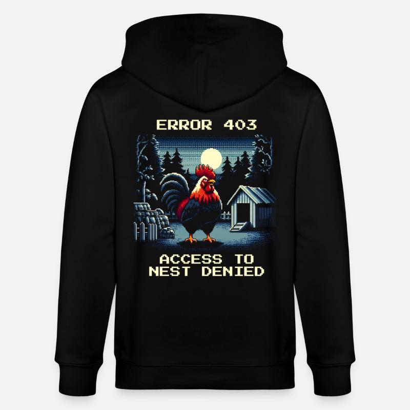 Accès refusé | Erreur Nest 403 - Veste à capuche bio CULTIVATOR Stanley/Stella Unisexe - noir