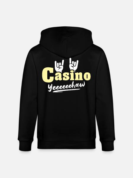 Casino Gambler - Stanley/Stella CULTIVATOR Unisex Organic Hooded Jacket - black