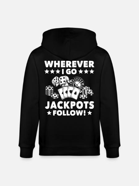 Casino Casino Players - Stanley/Stella CULTIVATOR Unisex Organic Hooded Jacket - black