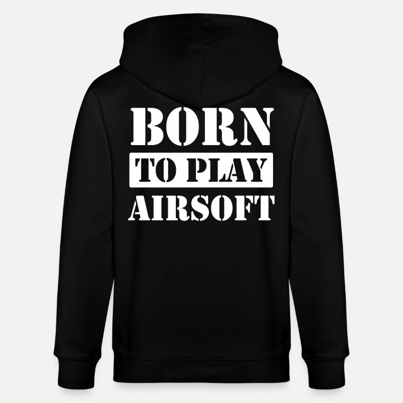 Né pour jouer à l’airsoft - Veste à capuche bio CULTIVATOR Stanley/Stella Unisexe - noir