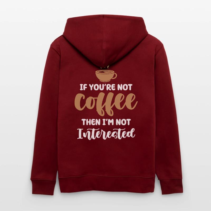 Kaffee oder kein Interesse Stanley/Stella Unisex Bio-Kapuzenjacke CULTIVATOR 