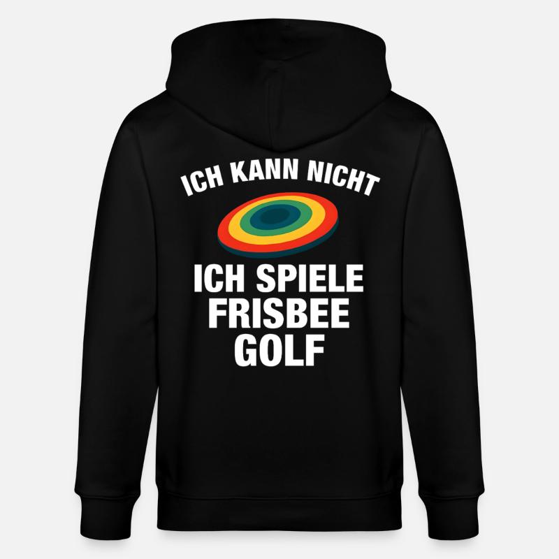 Frisbee Golf Excuse - Veste à capuche bio CULTIVATOR Stanley/Stella Unisexe - noir