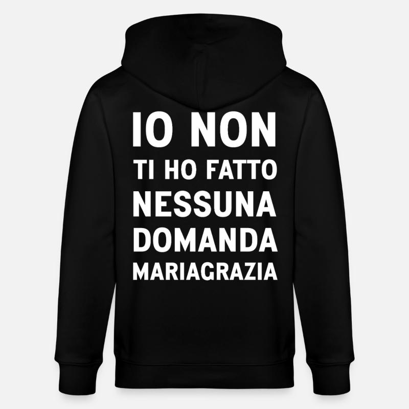 Mariagrazia (Version Noire) - Veste à capuche bio CULTIVATOR Stanley/Stella Unisexe - noir
