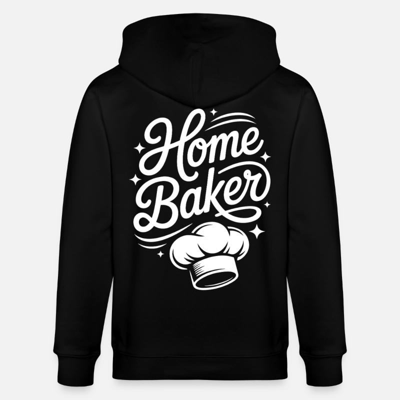 Home Baker – Küchenchef Design - Stanley/Stella Unisex Bio-Kapuzenjacke CULTIVATOR  - Schwarz