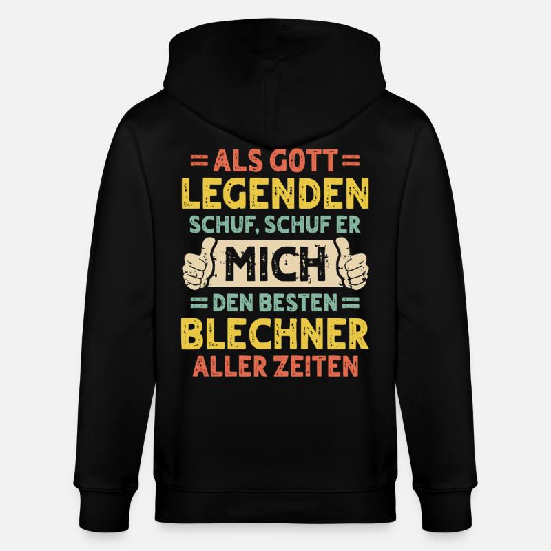 Blechner - Veste à capuche bio CULTIVATOR Stanley/Stella Unisexe - noir
