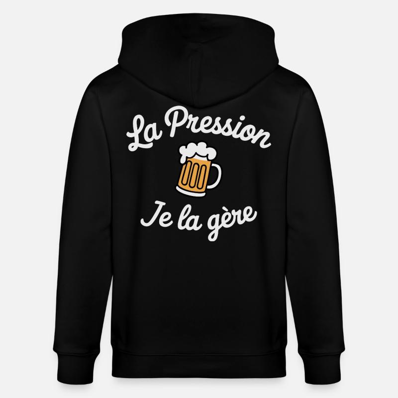 LAPRESSION1 - Stanley/Stella Unisex Bio-Kapuzenjacke CULTIVATOR  - Schwarz