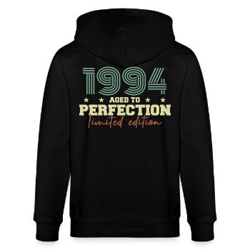1994 - Stanley/Stella CULTIVATOR  Unisex Organic Hooded Jacket - black - Back - Anna (173cm)