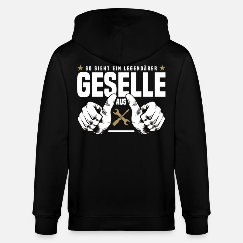 Compagnon - Veste à capuche bio CULTIVATOR Stanley/Stella Unisexe - noir