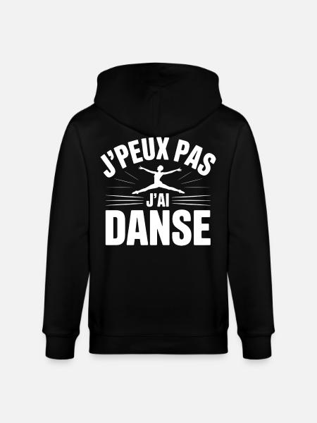 J'Peux Pas J'Ai Danse - Veste à capuche bio CULTIVATOR Stanley/Stella Unisexe - noir