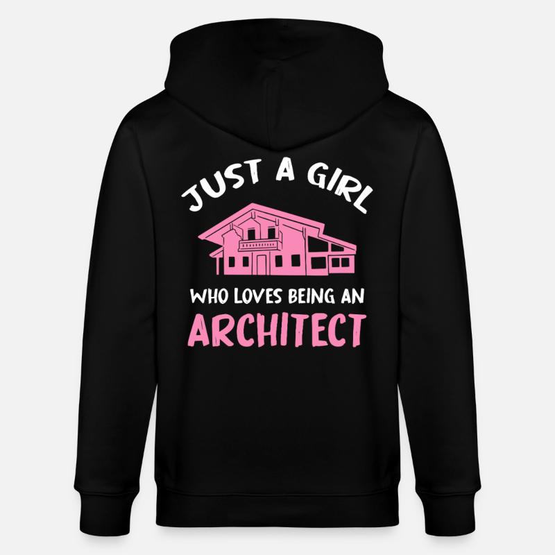 Juste une architecte - Veste à capuche bio CULTIVATOR Stanley/Stella Unisexe - noir