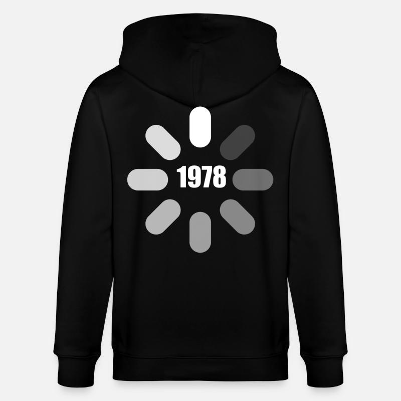 Anniversaire 1978 Idées d’anniversaire 1978  - Veste à capuche bio CULTIVATOR Stanley/Stella Unisexe - noir