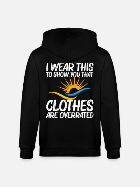 Nakedness Freedom Lover Nudist Camp Naturism - Stanley/Stella CULTIVATOR  Unisex Organic Hooded Jacket - black