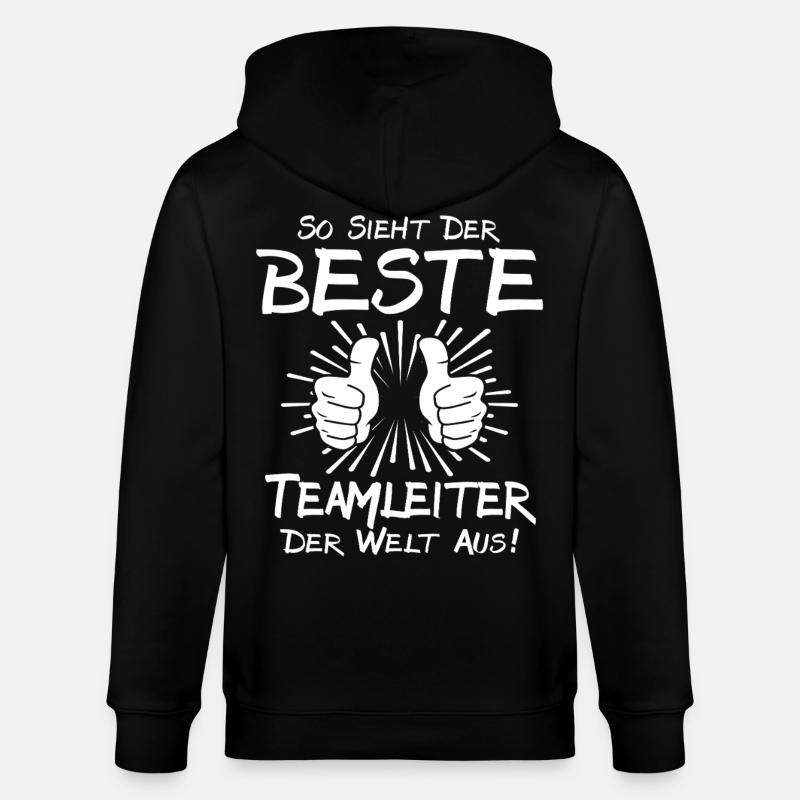 Meilleur chef d’équipe - Veste à capuche bio CULTIVATOR Stanley/Stella Unisexe - noir