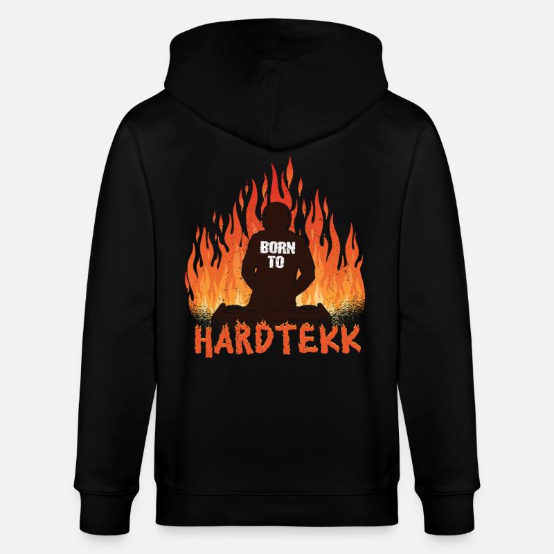 Hardtekk Tekke Allemagne de l’Est - Veste à capuche bio CULTIVATOR Stanley/Stella Unisexe - noir