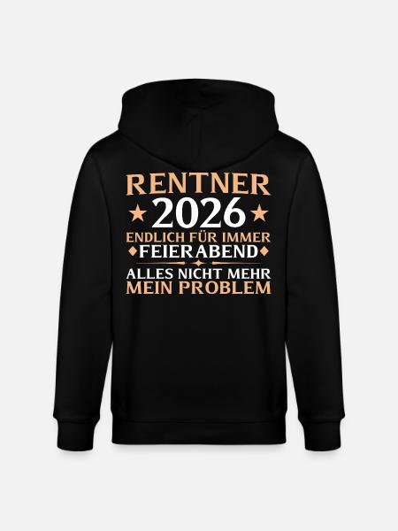 Retraite d’adieu des collègues 2026 - Veste à capuche bio CULTIVATOR Stanley/Stella Unisexe - noir