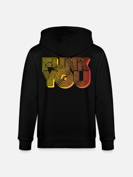 Funk You - Stanley/Stella CULTIVATOR  Unisex Organic Hooded Jacket - black