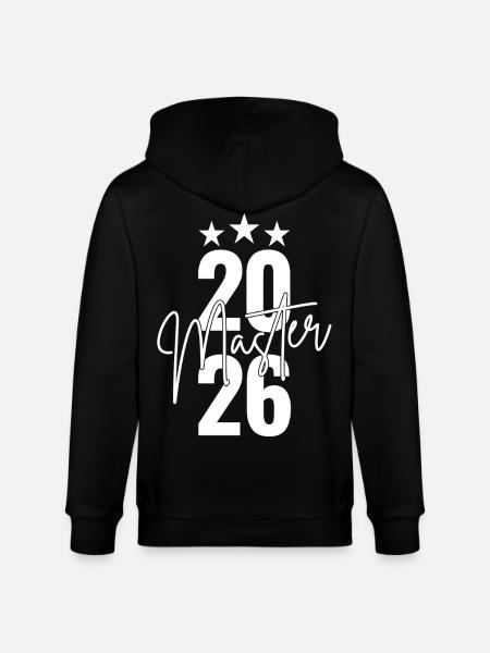 Master 2026 - Stanley/Stella CULTIVATOR Unisex Organic Hooded Jacket - black