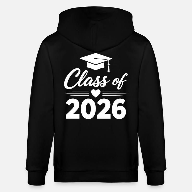 CLASS OF 2026 Absolventen Abschluss Studium - Stanley/Stella Unisex Bio-Kapuzenjacke CULTIVATOR  - Schwarz