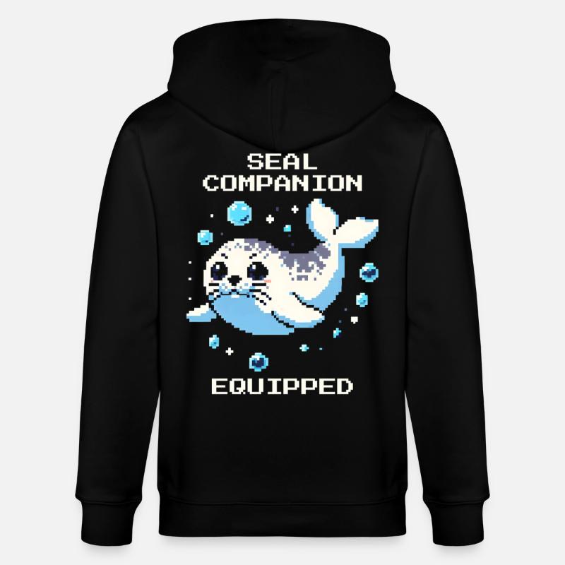 Compagnon de Sceau | Compagnon Sceau - Veste à capuche bio CULTIVATOR Stanley/Stella Unisexe - noir