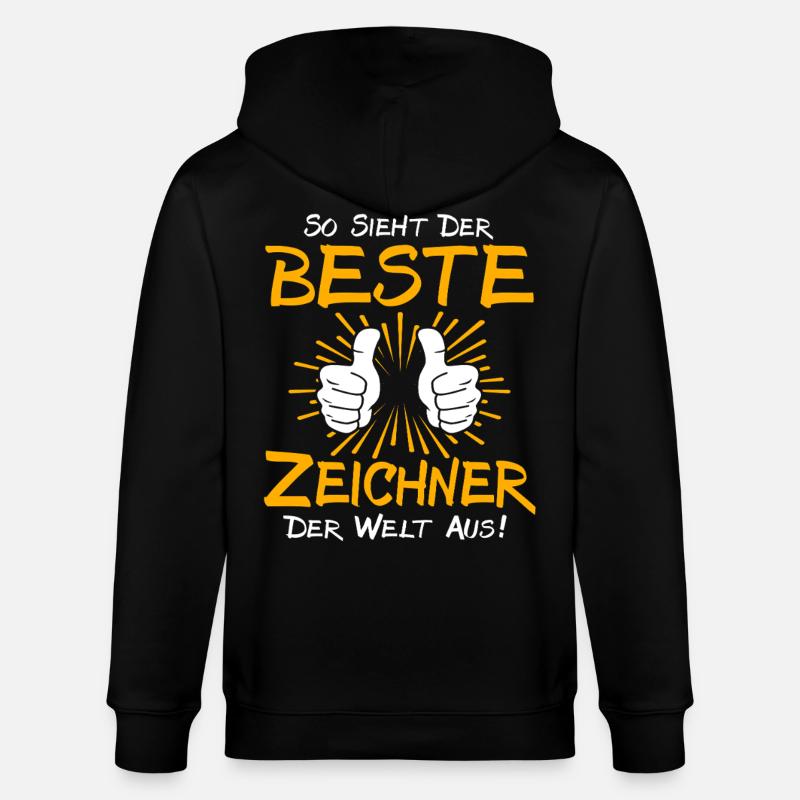 Idée de cadeau pour dessinateur - Veste à capuche bio CULTIVATOR Stanley/Stella Unisexe - noir