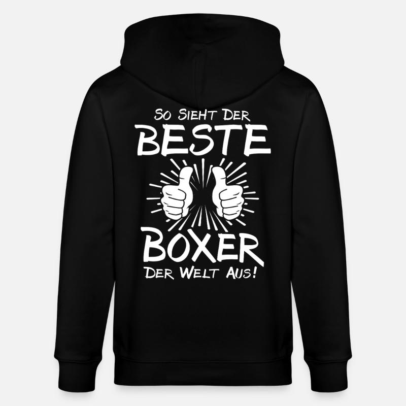 Bester Boxer - Stanley/Stella Unisex Bio-Kapuzenjacke CULTIVATOR  - Schwarz