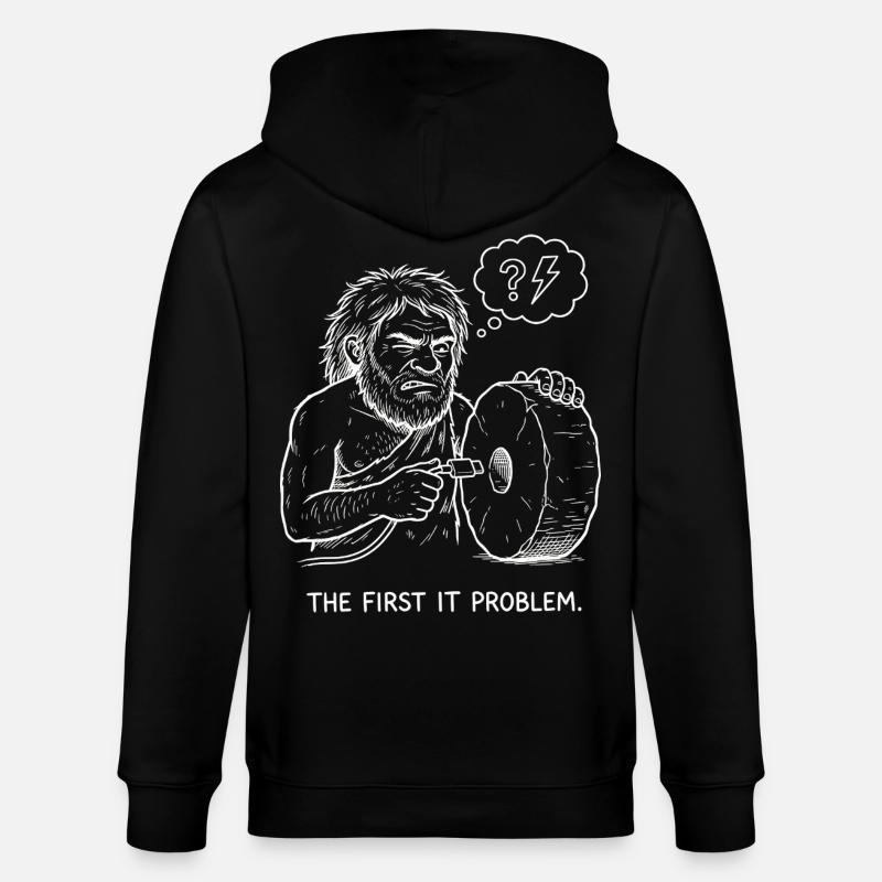 The First IT Problem - Stanley/Stella Unisex Bio-Kapuzenjacke CULTIVATOR  - Schwarz