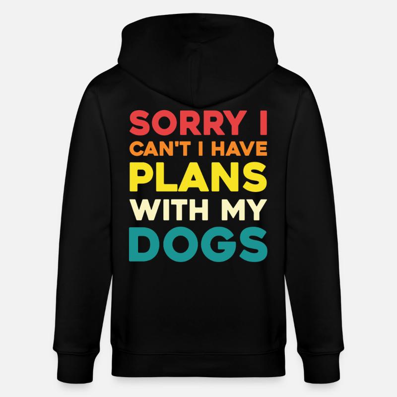 Pas de plan sans chien - Veste à capuche bio CULTIVATOR Stanley/Stella Unisexe - noir