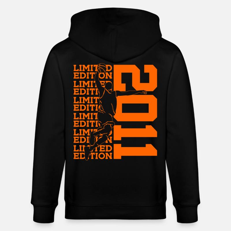 ÉDITION LIMITÉE 2011 BASKETBALL 15E ANNIVERSAIRE - Veste à capuche bio CULTIVATOR Stanley/Stella Unisexe - noir
